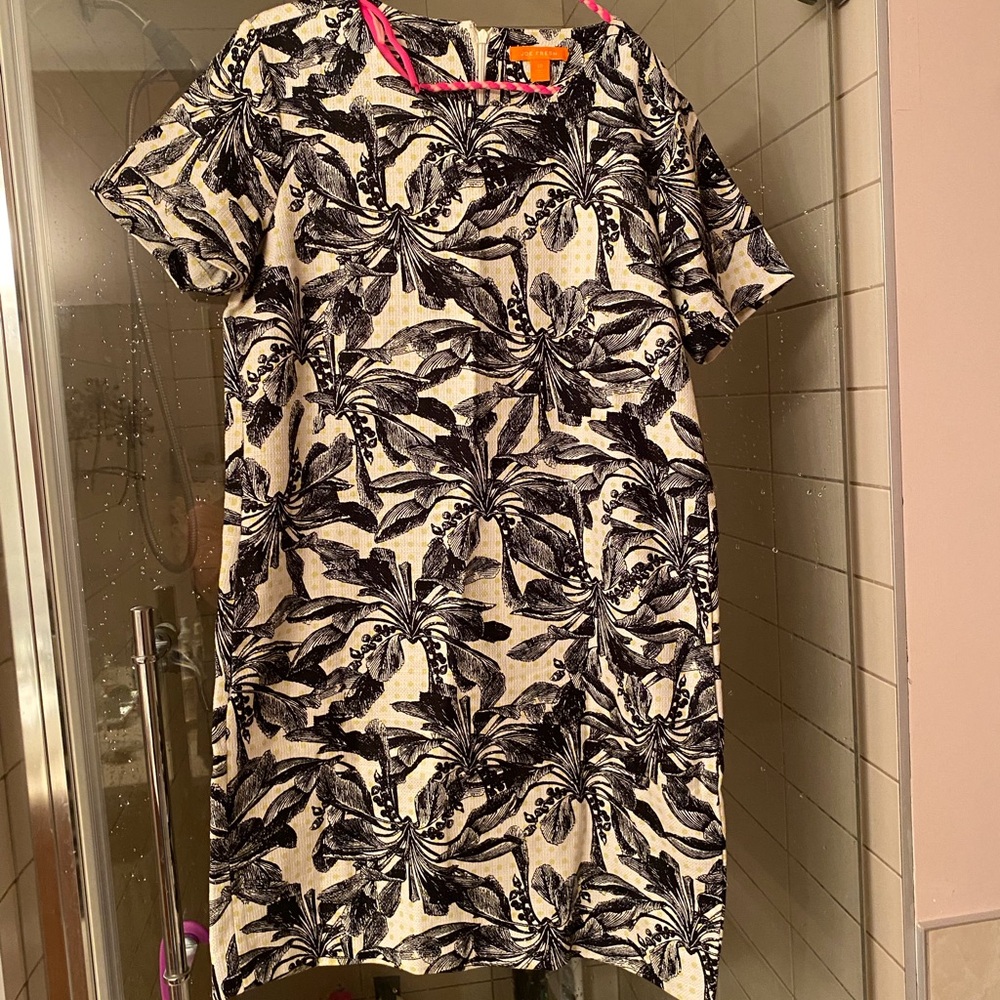 Joe Fresh Black and White Raglan Mini Dress